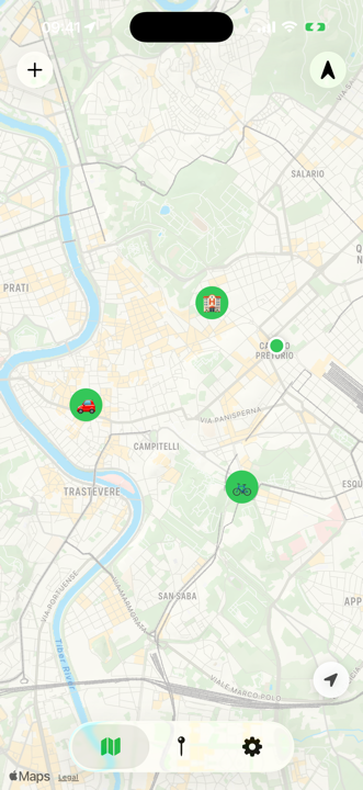 PinO map on iPhone